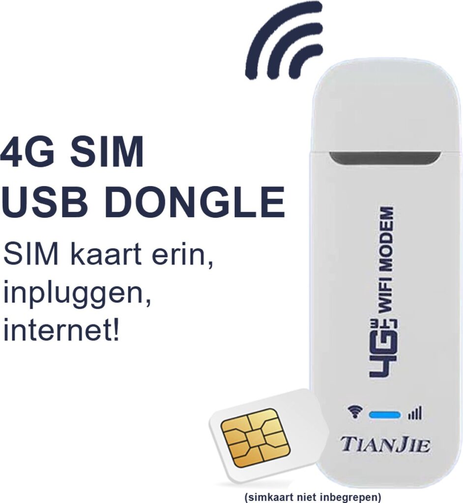 USB 4G Dongle - 4g router - WiFi modem - voor laptop en computer ...