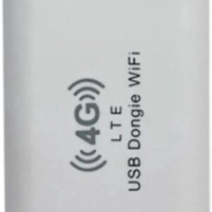 4G Dongle - Wifi Router - Mifi Router - Portable Router - Voor Laptop, Computer en Telefoon - Werkt Wereldwijd - 150 mbps - 4G Hotspot - Wit (8720094188775)