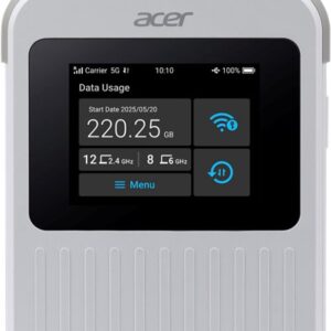 Acer Connect M6E met 1GB - Draadloze Router - 5G - WiFi 6E - Dual-Band (4711474173720)