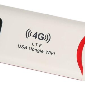 Draagbare 4G LTE USB WiFi Hotspot Router met Simkaartslot - Internet Delen voor 10 Gebruikers (9101093690084)