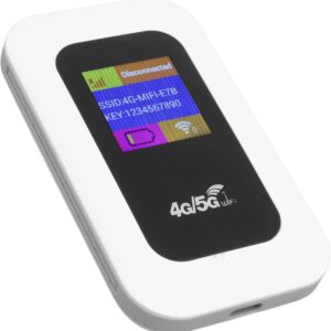 Draagbare 4G WiFi Hotspot - Mobiele Pocket Router met SIM-kaartslot en 300 Mbps Snelheid (9101095354779)
