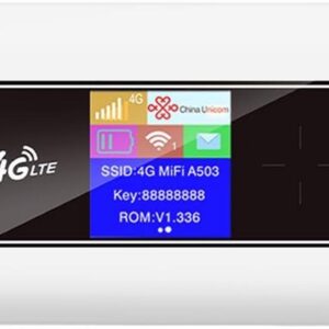 HOSAYA MF904 Portable WiFi 4G SIM Card Router 10 WiFi Users Color LCD Display 4G LTE Modem with Built-in Battery High Speed Travel Hotspot Mini Router Unlocked 4G mifi (9101042220676)