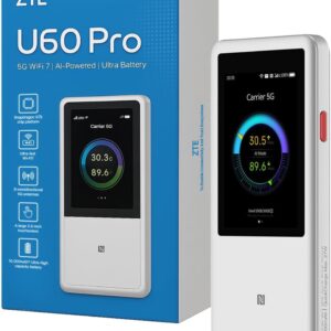 Draagbare 5G WiFi Router met Krachtige Batterij en WiFi 7 Technologie (9101146852513)