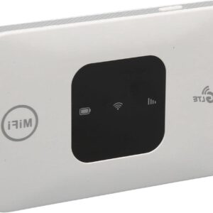 4G Wifi Router, MF800-EU Car Mobile Hotspot Portable 4G LTE Modem Router with Sim Card Slot, Support for 10 Devices, Wireless LTE Router with LED Screen Display and (9101177777212)