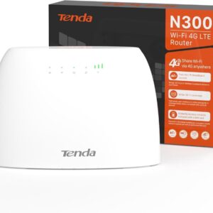 Draadloze 4G LTE Router voor SIM Kaarten - 300 Mbit/s - Plug & Play Wifi voor Overal (9101146660231)