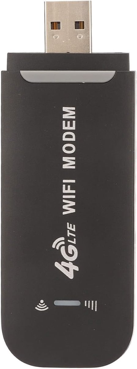 Draagbare 4G LTE WiFi Hotspot USB Modemdongle met Simkaartslot tot 10 Apparaten (9101150806397)