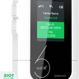 Draagbare 4G LTE WiFi Hotspot voor 10 Apparaten - Mobiele Pocket WiFi met 3000mAh Accu (9101130580910)