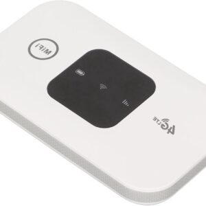 Draagbare WiFi Router - 4G Hotspot - Reizen Thuiskantoor - Simkaart Ingang - Tot 100m Dekking - Wit (9101177777557)