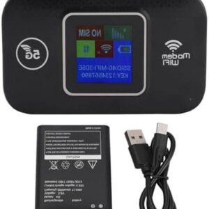 Draagbare WiFi Router - Mobiele Hotspot - Reizen en Werk - 300 Mbps Snelheid - Tot 10 Gebruikers (9101177778226)