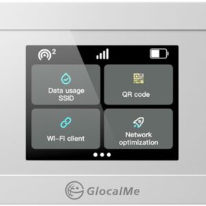 Glocalme Draagbare 4G Lte Wi-Fi Router Voor Internet Met Cloud Sim Voor Op Reis (4897061030284)