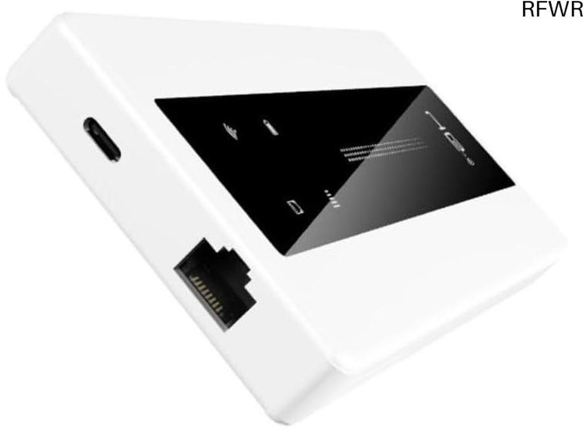 RFWR® Draagbare 4G SIM-Kaart WiFi Router met Grote 10000 mAh Batterij voor Reizen (8721316113797)